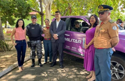 Governo do Estado entrega viaturas lilás para reforçar a Patrulha Maria da Penha